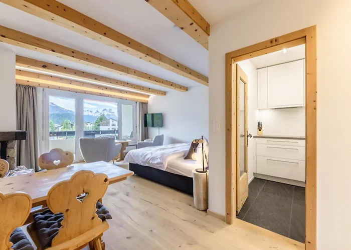 Charming Studio Facing Piz Rosatsch