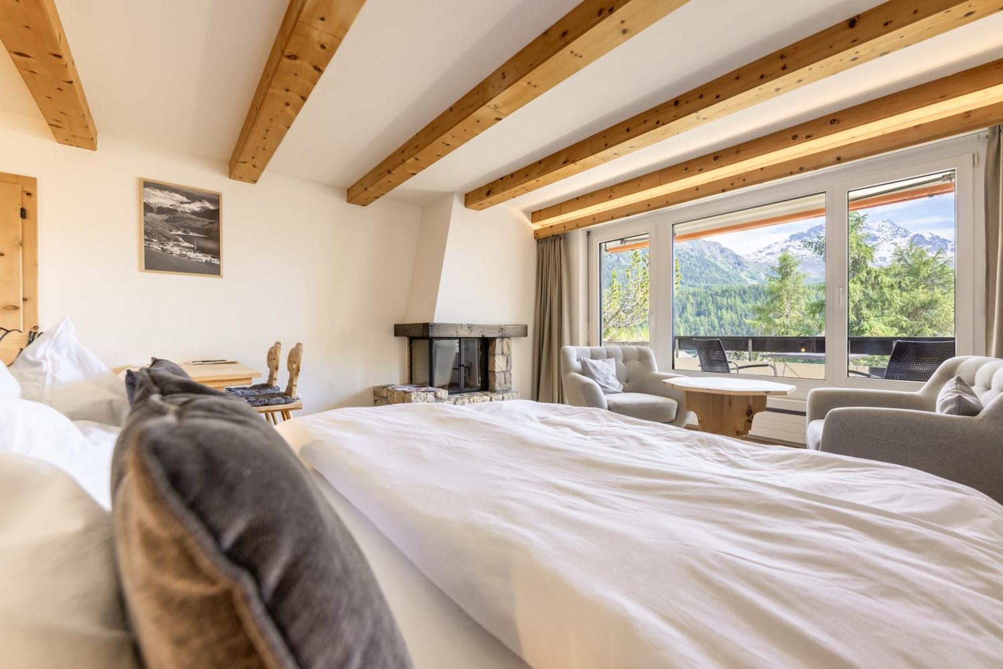 Appartement Charming Facing Piz Rosatsch Saint-Moritz
